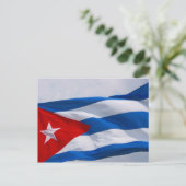 cubaanse vlag briefkaart (Staand voorkant)
