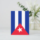 Cubaanse vlag briefkaart (Staand voorkant)