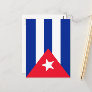 Cubaanse vlag briefkaart