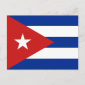 Cubaanse vlag briefkaart (Voorkant)