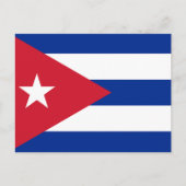Cubaanse vlag briefkaart (Voorkant)