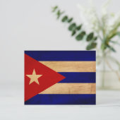Cubaanse vlag briefkaart (Staand voorkant)