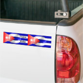 Cubaanse vlag bumpersticker (Op Truck)