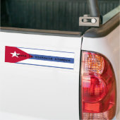Cubaanse vlag bumpersticker (Op Truck)