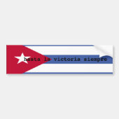 Cubaanse vlag bumpersticker (Voorkant)