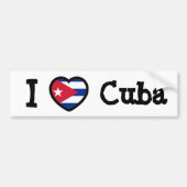Cubaanse vlag bumpersticker (Voorkant)