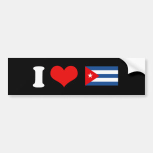 Cubaanse vlag bumpersticker