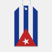Cubaanse vlag cadeaulabel (Voorkant)