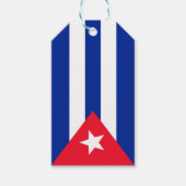 Cubaanse vlag cadeaulabel (Voorkant)