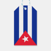 Cubaanse vlag cadeaulabel (Achterkant)