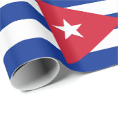 Cubaanse vlag cadeaupapier (Rol Hoek)