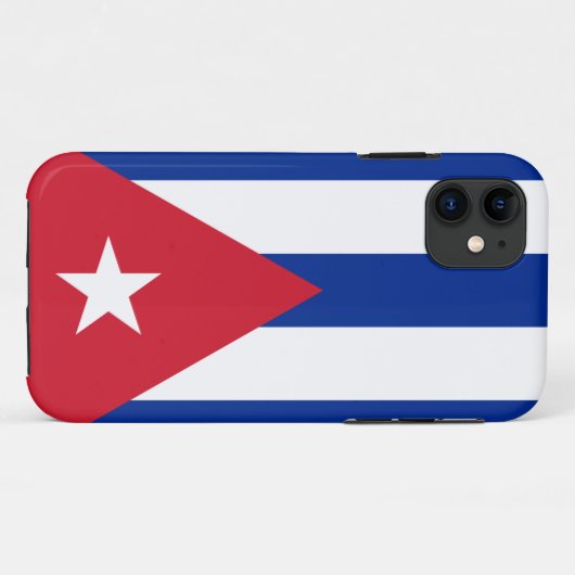 Cubaanse vlag Case-Mate iPhone case (Achterkant (horizontaal))