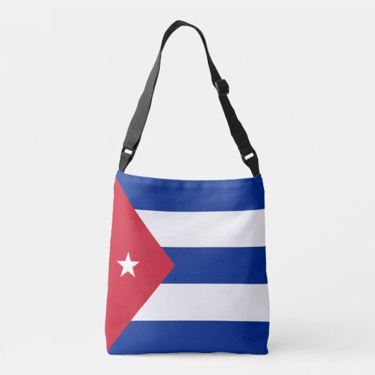 Cubaanse vlag crossbody tas (Achterkant)