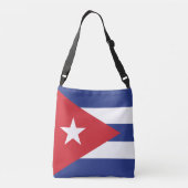 Cubaanse vlag crossbody tas (Achterkant)