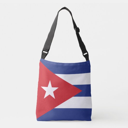 Cubaanse vlag crossbody tas (Voorkant)
