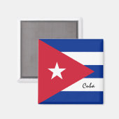 Cubaanse vlag & Cuba - Vakantie- en sportfans Magneet (Voorkant / Achterkant)