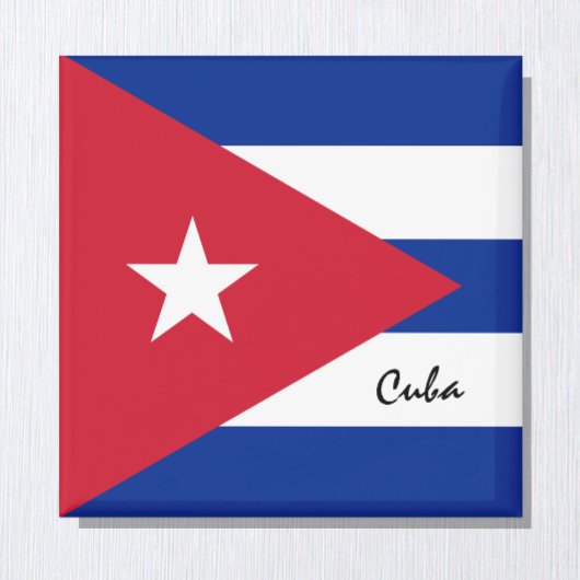Cubaanse vlag & Cuba - Vakantie- en sportfans Magneet