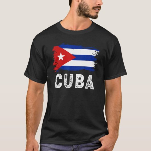  Cubaanse vlag Cubaanse Family Pride T-shirt (Voorkant)