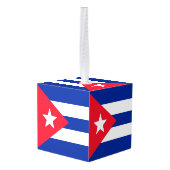 Cubaanse vlag decoratie (Achter hoekig)