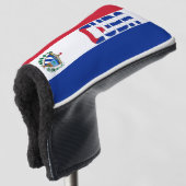 Cubaanse vlag: een prachtig patriottisch golfheadcover (3/4 voorkant)