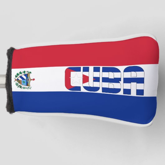 Cubaanse vlag: een prachtig patriottisch golfheadcover (Voorkant)