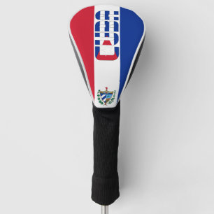 Cubaanse vlag: een prachtig patriottisch golfheadcover