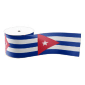 Cubaanse vlag en Cuba reizen, vakantie/sport Grosgrain Lint (Spoel)