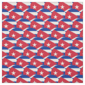 Cubaanse vlag en Cuba Trendy Fabric/mode Stof (Swatch)