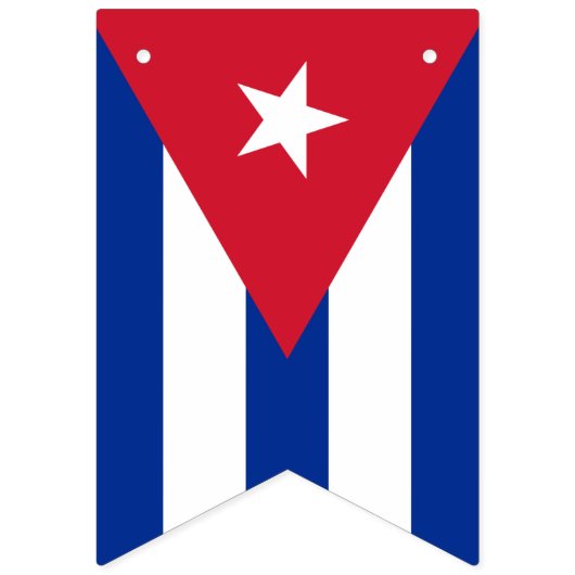 Cubaanse vlag en Cubaanse banners (Eerste vlag)