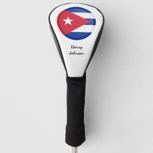 Cubaanse vlag en monogrammed Golf Clubs Hoesjes /C Golfheadcover