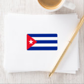 Cubaanse vlag etiket (Insitu)