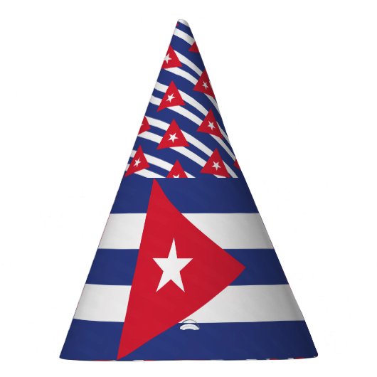 Cubaanse vlag feesthoedjes (Rechts)