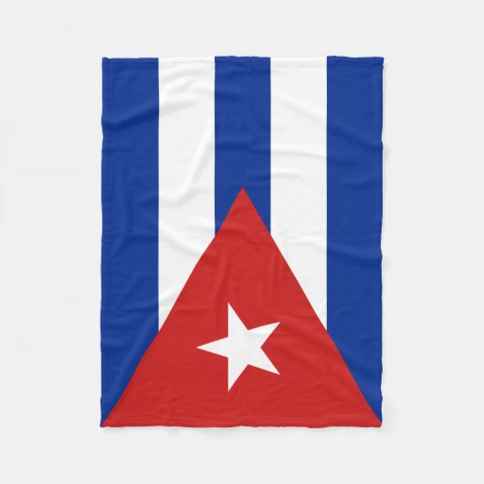 Cubaanse vlag fleece deken (Voorkant)