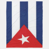 CUBAANSE VLAG FLEECE DEKEN (Voorkant)
