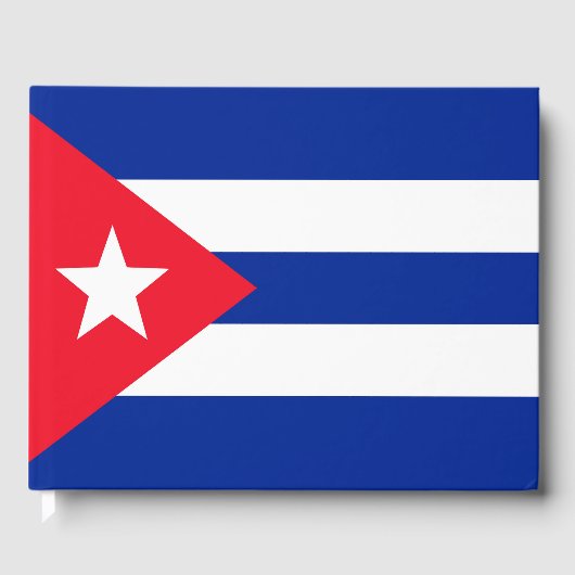 Cubaanse vlag gastenboek (Voorkant)