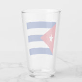 Cubaanse vlag glas (Achterkant)