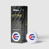 Cubaanse vlag golfballen (Verpakking)
