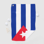 Cubaanse vlag golfhanddoek (Insitu)