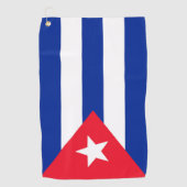 Cubaanse vlag golfhanddoek (Voorkant)