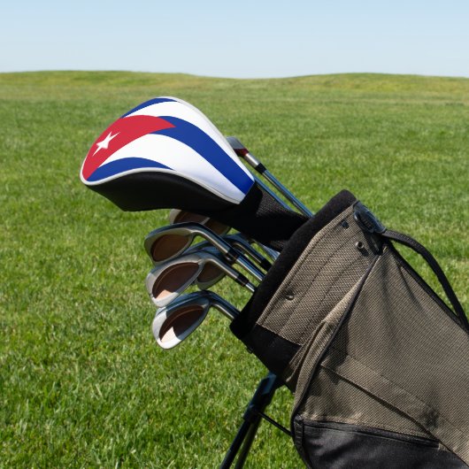 Cubaanse vlag golfheadcover (Insitu)