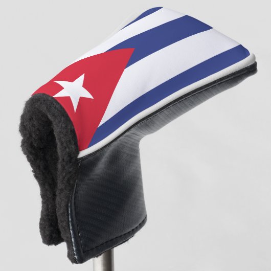 Cubaanse vlag golfheadcover (3/4 voorkant)