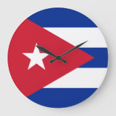 Cubaanse vlag grote klok (Voorkant)