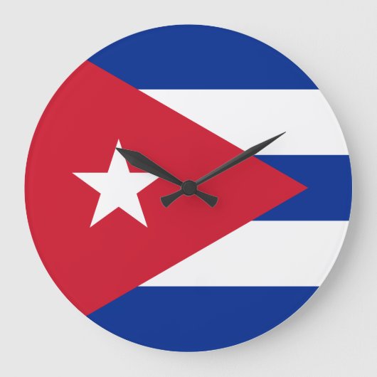 Cubaanse vlag grote klok (Voorkant)