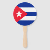 Cubaanse vlag handwaaier (Voorkant)