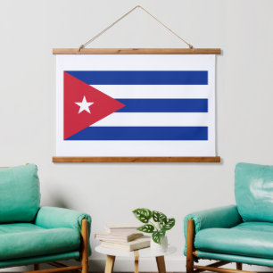 Cubaanse vlag, Havana, Fidel Castro, Che Guevara Hangend Wandkleed