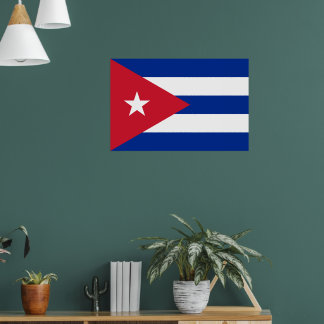 Cubaanse vlag, Havana, Fidel Castro, Che Guevara Poster