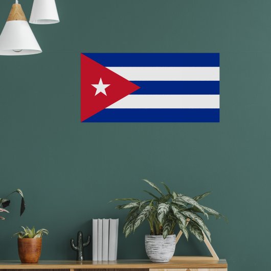 Cubaanse vlag, Havana, Fidel Castro, Che Guevara Poster (Woonkamer 1)