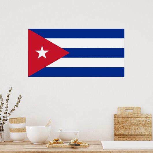Cubaanse vlag, Havana, Fidel Castro, Che Guevara Poster (Keuken)