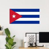 Cubaanse vlag, Havana, Fidel Castro, Che Guevara Poster (Thuiskantoor)