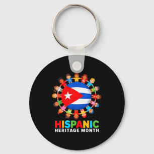 Cubaanse vlag Hispanic Heritage Month Cuba Jongen  Sleutelhanger